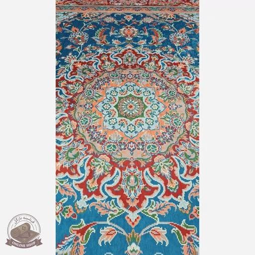 فرشینه مستطیل طرح جدید جنس رویه مخمل هازان ترک کد 20250426