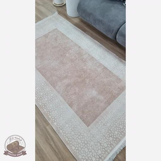 فرش مدرن استُپ دار (اصلا لیز نمیخوره) رویه مخمل هازان ترک