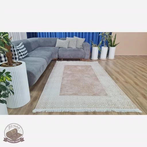 فرش مدرن استُپ دار (اصلا لیز نمیخوره) رویه مخمل هازان ترک
