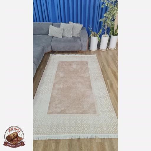 فرش مدرن استُپ دار (اصلا لیز نمیخوره) رویه مخمل هازان ترک
