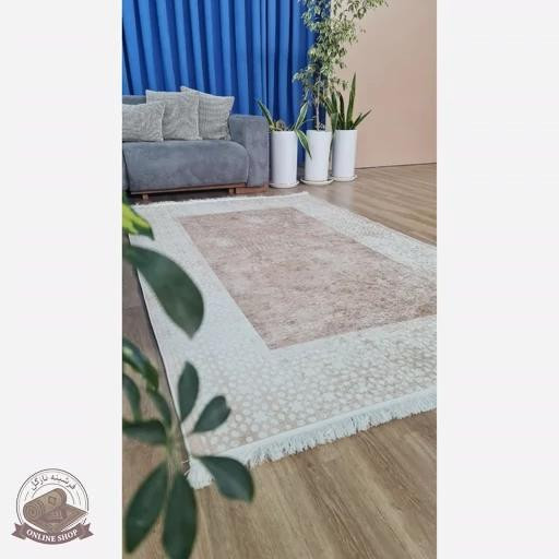 فرش مدرن استُپ دار (اصلا لیز نمیخوره) رویه مخمل هازان ترک