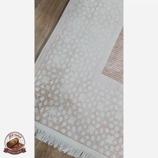 فرش مدرن استُپ دار (اصلا لیز نمیخوره) رویه مخمل هازان ترک