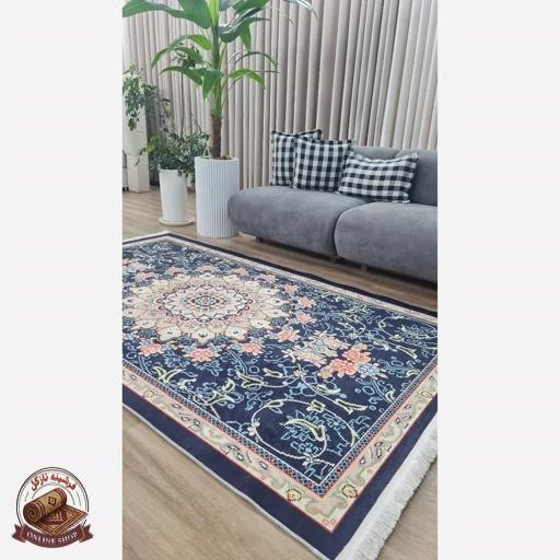 فرش مخملی مدرن هازان ترک، نرم و لوکس
