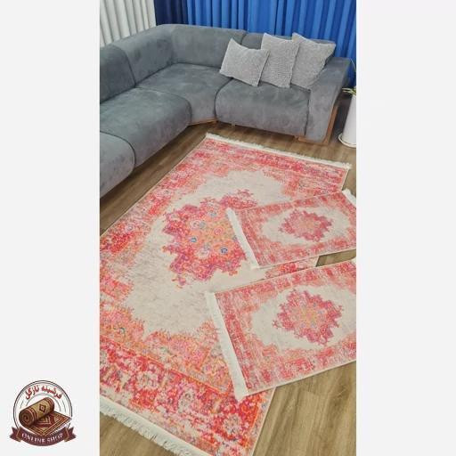 پادری مخمل صورتی استُپ دار (اصلا لیز نمیخوره) m131