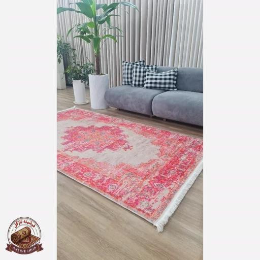 پادری مخمل صورتی استُپ دار (اصلا لیز نمیخوره) m131