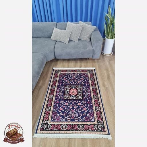 فرش مخملی مدرن طرح ابریشمی استُپ دار (اصلا لیز نمیخوره) a137