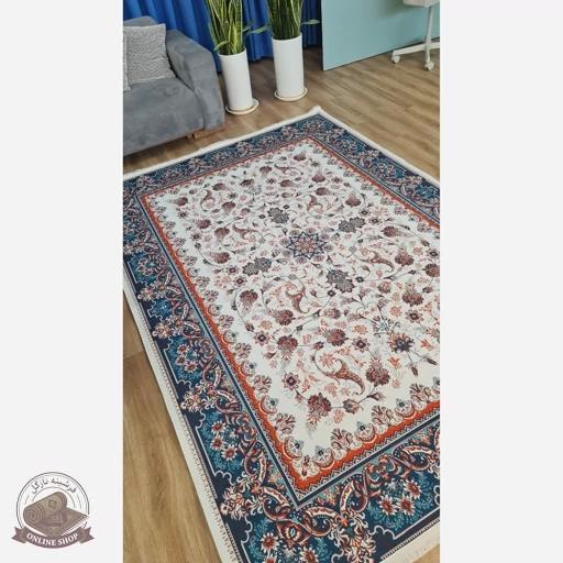 فرش مدرن مخمل استُپ دار (اصلا لیز نمیخوره) o134