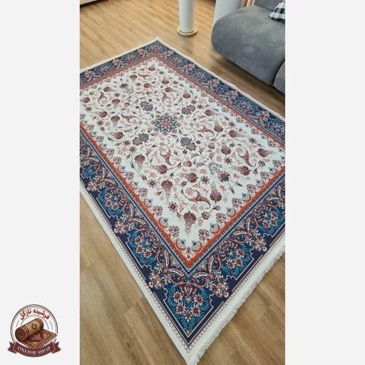 فرش مدرن مخمل استُپ دار (اصلا لیز نمیخوره) o134