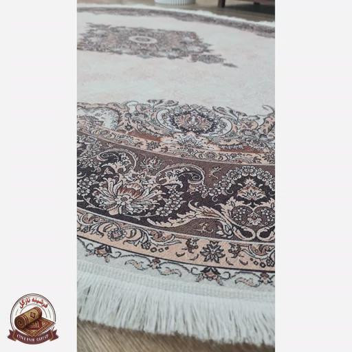 فرشینه بیضی مخمل استُپ دار (اصلا سُر نمیخوره) b54