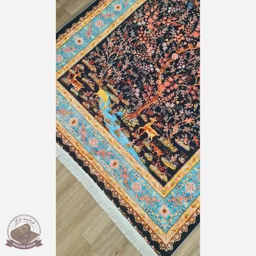 فرشینه مدرن مخمل استُپ دار (اصلا لیز نمیخوره) -