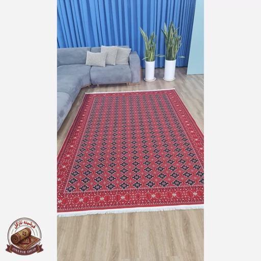 فرش مخمل طرح لاکی استُپ دار (اصلا لیز نمیخوره) a122