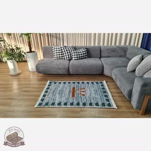 فرش آشپزخانه رویه مخمل زیره استُپ دار (اصلا سُر نمیخوره) k109