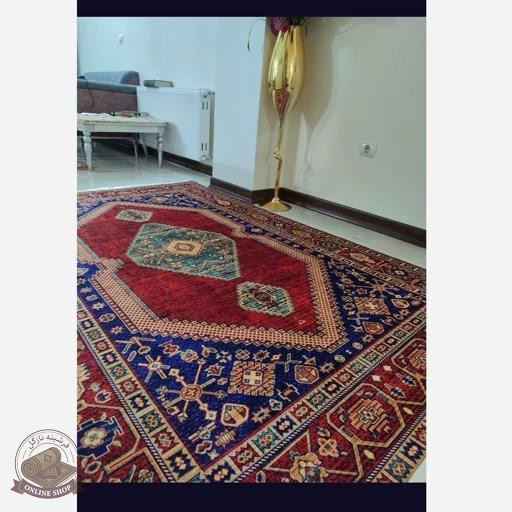 فرشینه مخمل مدرن طرح ابریشم استُپ دار (اصلا لیز نمیخوره) a173