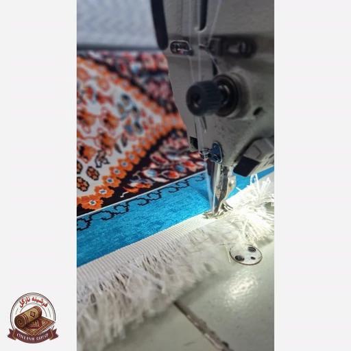 فرش مخمل مدرن طرح ابریشمی a107