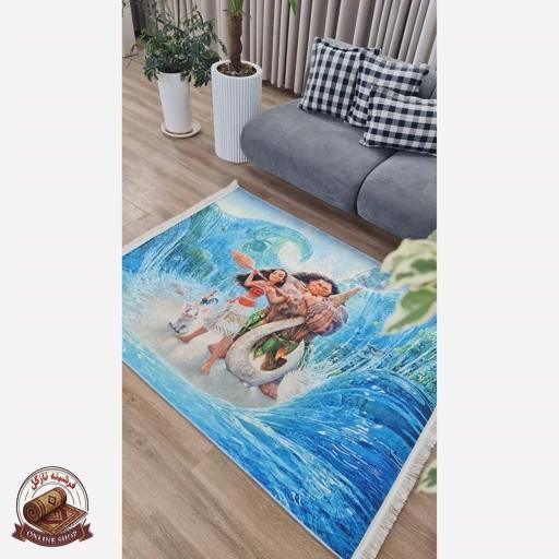 فرش کودک،دنیای رنگارنگ و شاد برای اتاق دلبندتان استُپ دار (ابعاد دلخواه)