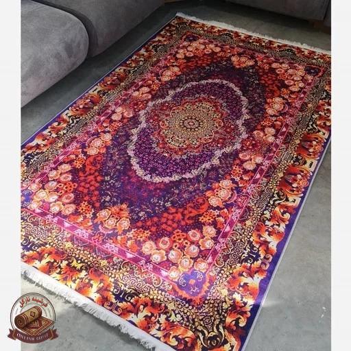 فرشینه مخمل سنتی طرح ابریشمی استُپ دار (اصلا سُر نمیخوره) a057