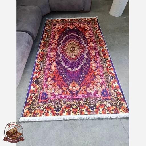 فرشینه مخمل سنتی طرح ابریشمی استُپ دار (اصلا سُر نمیخوره) a057