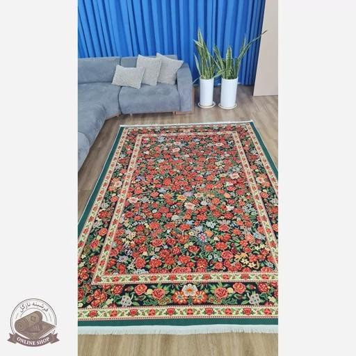 فرشینه مخمل طرح ابریشمی u120 (ضد سُر) ابعاد دلخواه