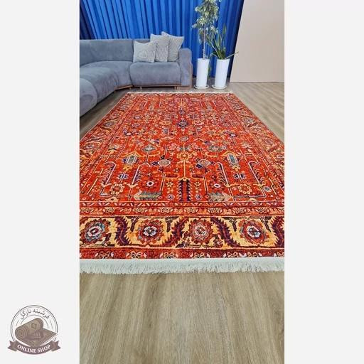 فرشینه طرح سنتی لاکی | جنس رویه مخمل ترک | زیره استُپ دار ( ضد لغزش) O152