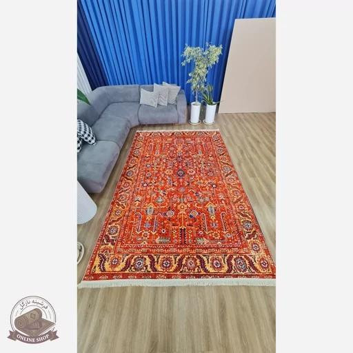 فرشینه طرح سنتی لاکی | جنس رویه مخمل ترک | زیره استُپ دار ( ضد لغزش) O152