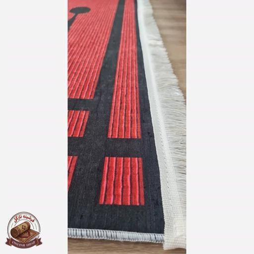فرشینه آشپزخانه مخمل هازان تُرک استُپ دار ابعاد دلخواه 057