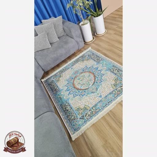 فرش مخمل مربعی زیره استُپ دار (ابعاد دلخواه)