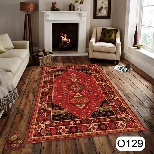 فرش مخمل مدرن طرح سنتی استُپ دار (ابعاد دلخواه) o129