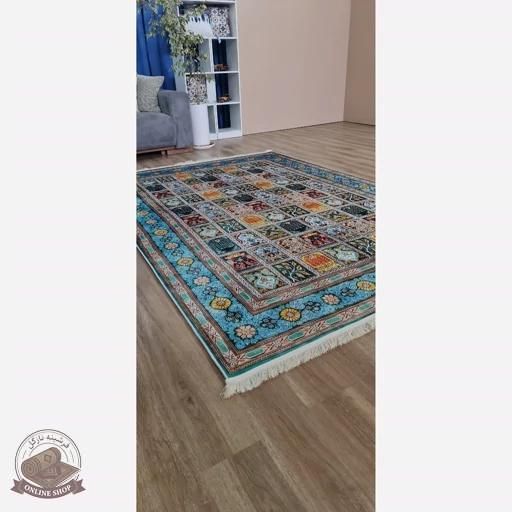 فرش مخمل طرح سنتی استُپ دار (ابعاد دلخواه) تولید میشه