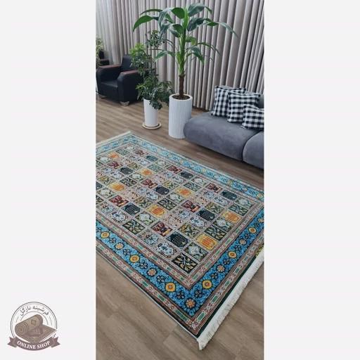 فرش مخمل طرح سنتی استُپ دار (ابعاد دلخواه) تولید میشه