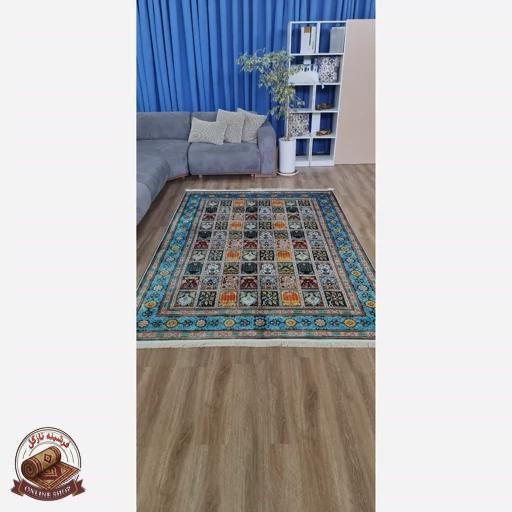 فرش مخمل طرح سنتی استُپ دار (ابعاد دلخواه) تولید میشه