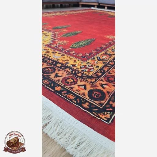فرش رویه مخمل طرح سنتی استُپ دار (ابعاد دلخواه) تولید میشه