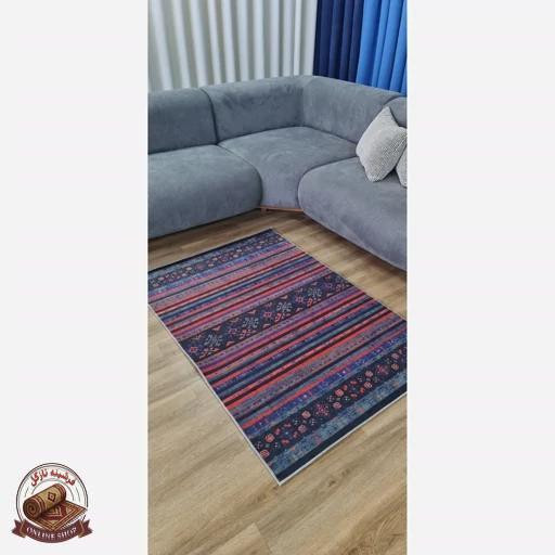 فرشینه نانو مخمل مدرن استُپ دار (ابعاد دلخواه) تولید میشه کد u240