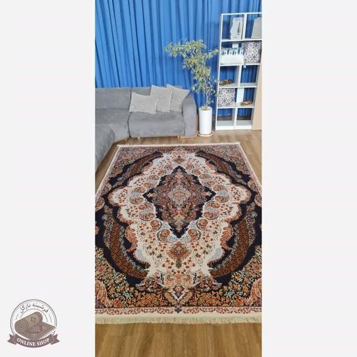 فرشینه مخمل مدرن طرح ابریشمی استُپ دار (ابعاد دلخواه) تولید میشه A116