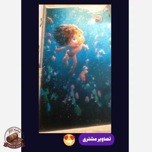 فرشینه کودک جنس مخمل هازان تُرک استُپ دار(ابعاد دلخواه)U279