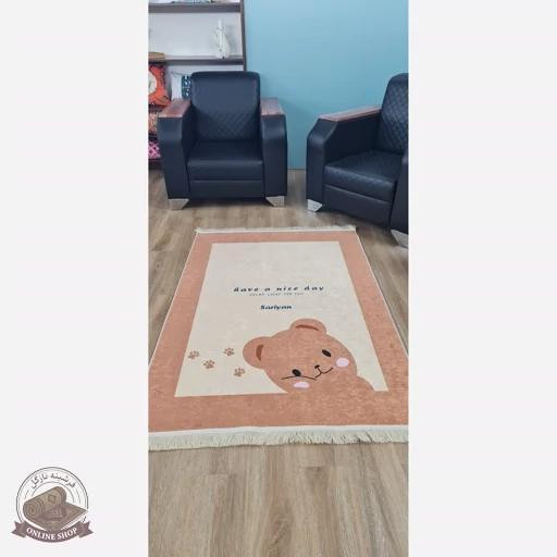 فرشینه کودک مخمل هازان ترک استُپ دار(ابعاد دلخواه) u425