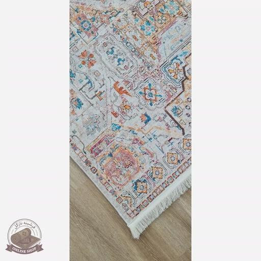 فرشینه فانتزی جنس مخمل تُرک تولید ابعاد دلخواه استُپ دار کد m118