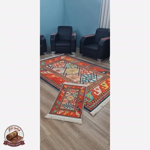 فرشینه مخمل طرح ابریشمی استُپ دار (ابعاد دلخواه) تولیدمیشه
