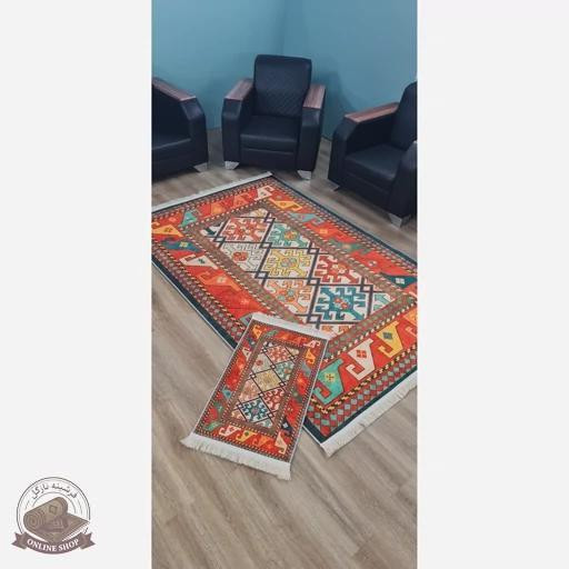 فرشینه مخمل طرح ابریشمی استُپ دار (ابعاد دلخواه) تولیدمیشه