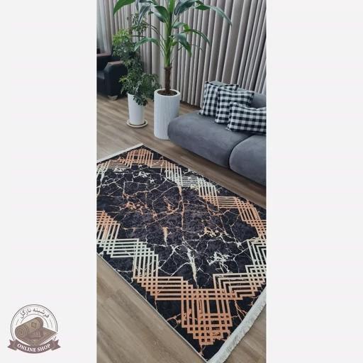 فرشینه مُدرن جنس مخمل تُرک ابعاد دلخواه تولید میشه استُپ دار