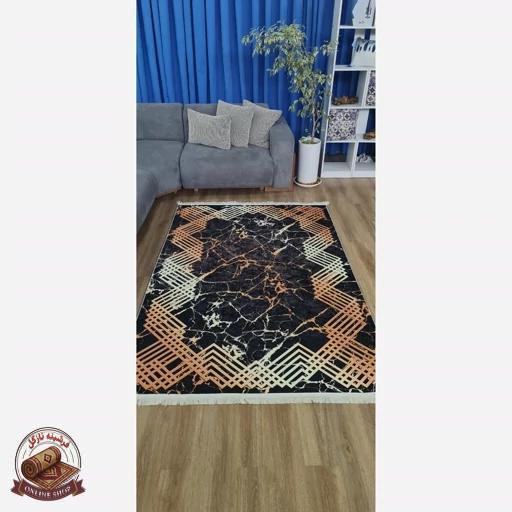 فرشینه مُدرن جنس مخمل تُرک ابعاد دلخواه تولید میشه استُپ دار