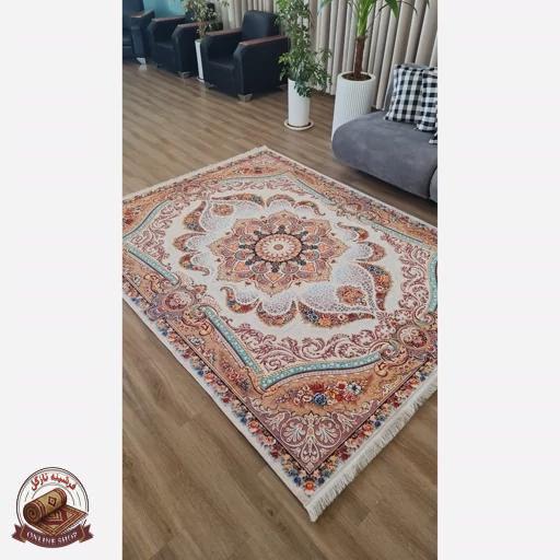 فرشینه مخمل کِرم مدرن ترمز دار،تولید (ابعاد دلخواه) h566