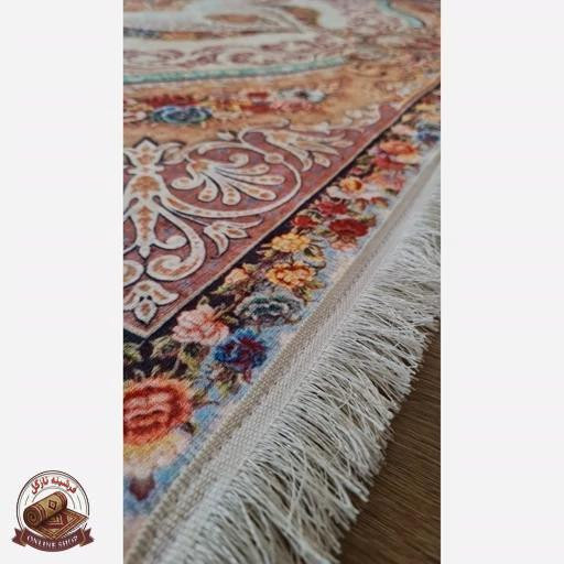 فرشینه مخمل کِرم مدرن ترمز دار،تولید (ابعاد دلخواه) h566