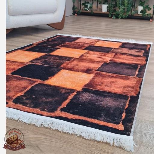 فرشینه مخمل مدرن ترمز دار (ابعاد دلخواه)تولید میشه u633