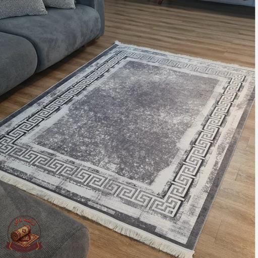 فرشینه طوسی مدرن ترمز دار تولید در (ابعاد دلخواه) h174