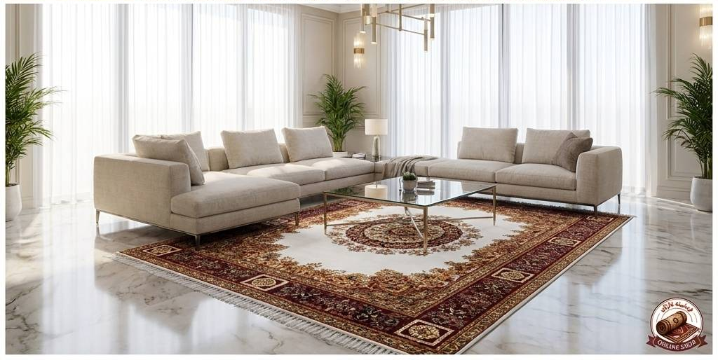 فرشینه طرح ابریشم کد A164