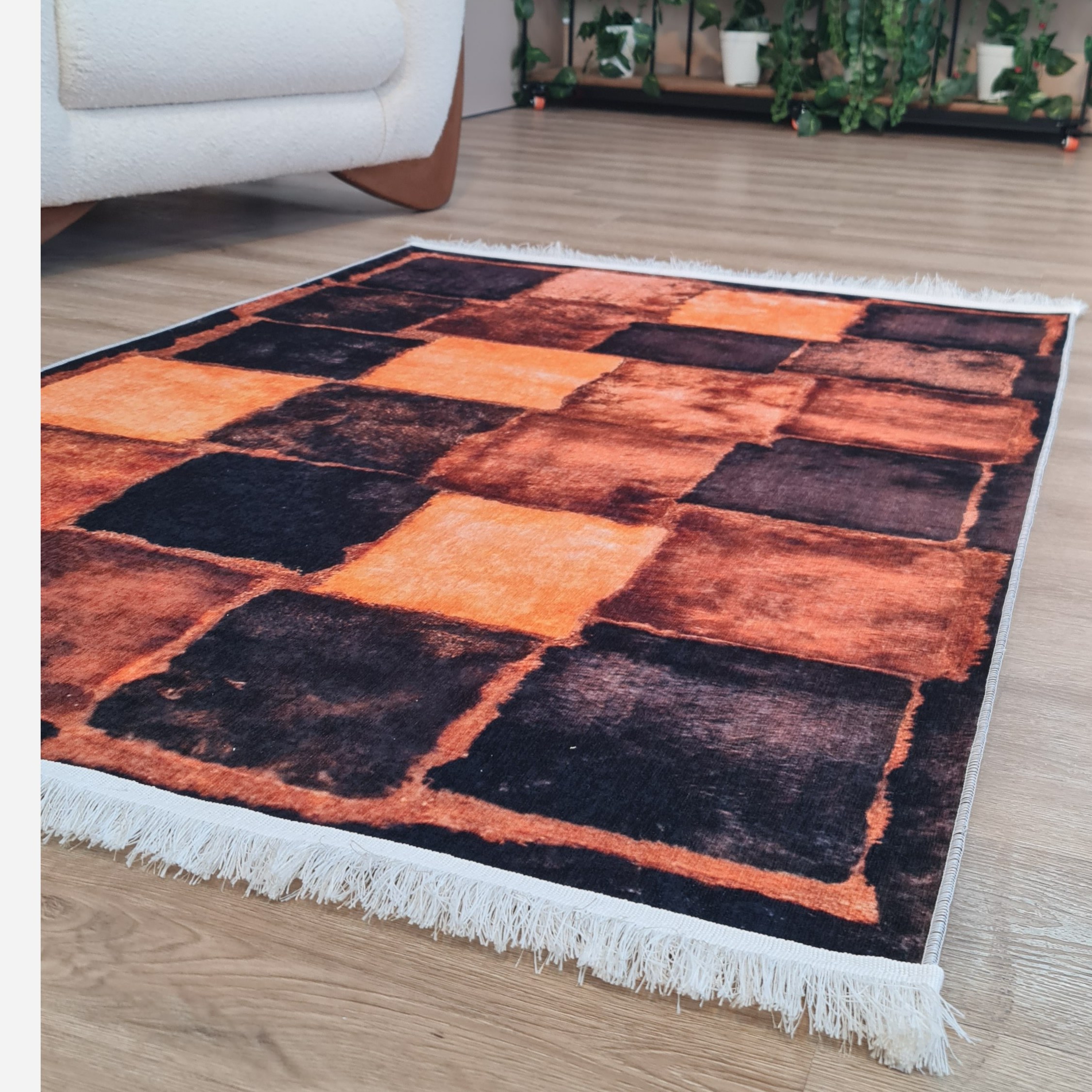 فرشینه مخمل مدرن ترمز دار (ابعاد دلخواه)تولید میشه u633 (پس کرایه)