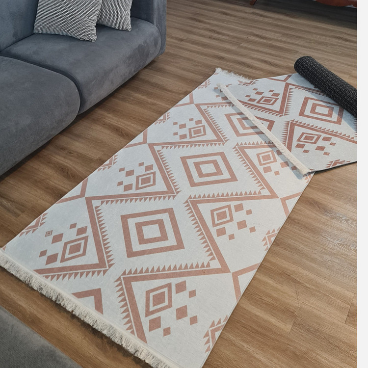 کناره مخمل کِرم مدرن ترمز دار (ابعاد دلخواه) m340(پس کرایه)