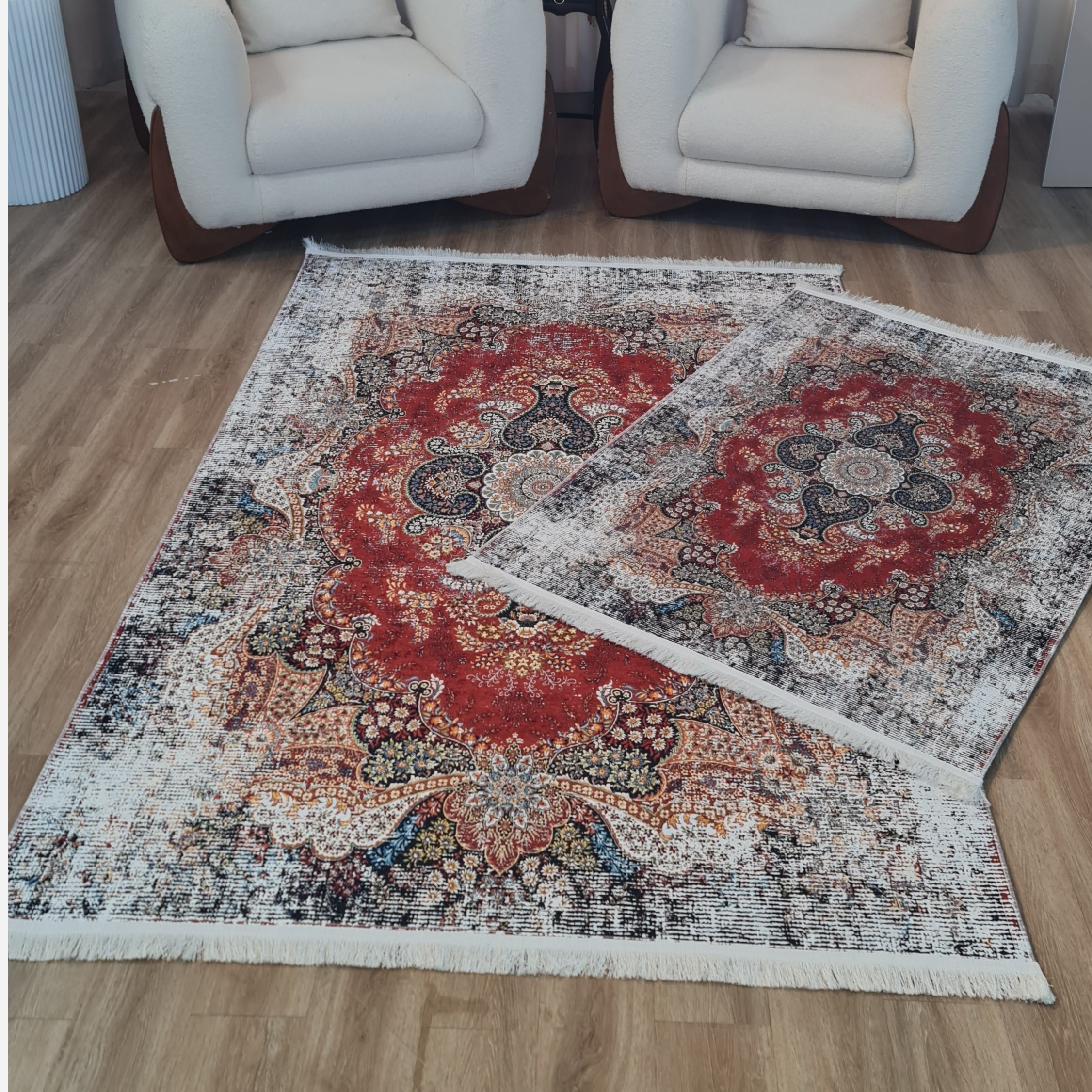 فرشینه مخمل مدرن ترمز دار تولید (ابعاد دلخواه) h236 (پس کرایه)