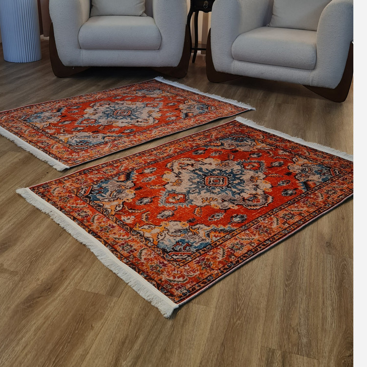 فرشینه مخمل فانتزی مدرن استُپ دار (ابعاد سفارشی) m138 (پس کرایه)
