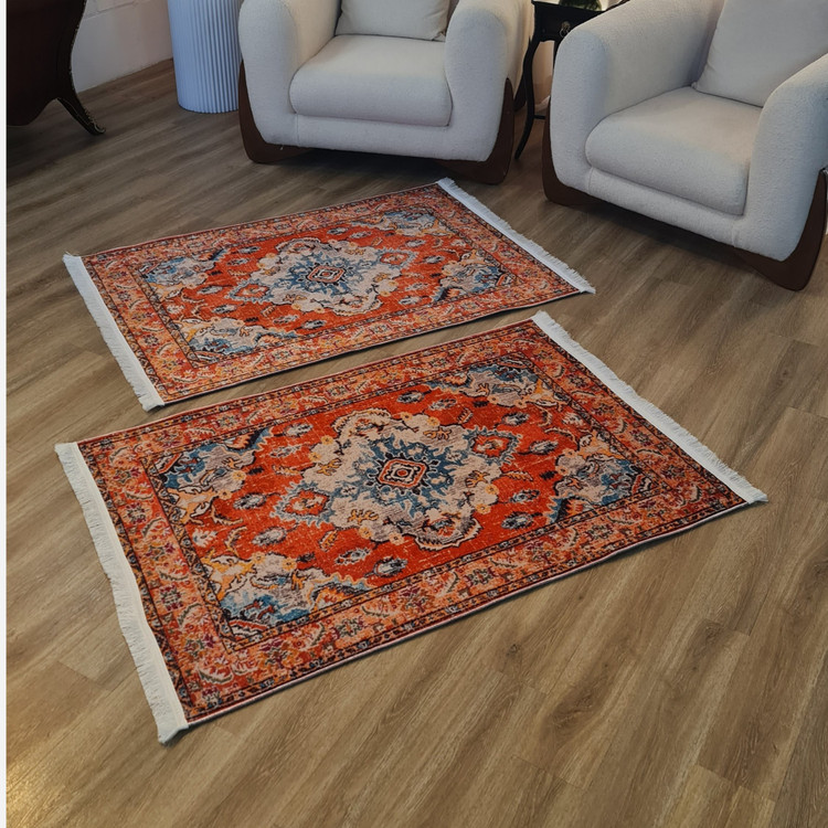 فرشینه مخمل فانتزی مدرن استُپ دار (ابعاد سفارشی) m138 (پس کرایه)